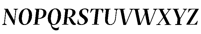Mastro Subhead Semi Bold Italic Font UPPERCASE
