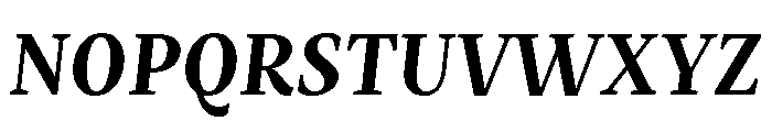 Mastro Text Bold Italic Font UPPERCASE