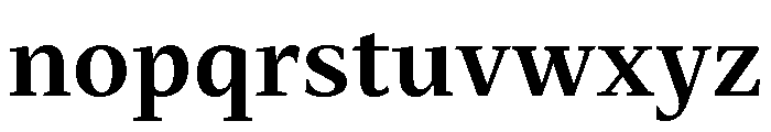 Mastro Text Bold Font LOWERCASE