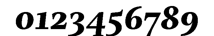 Mastro Text Extra Bold Italic Font OTHER CHARS