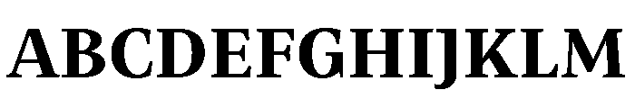 Mastro Text Extra Bold Font UPPERCASE