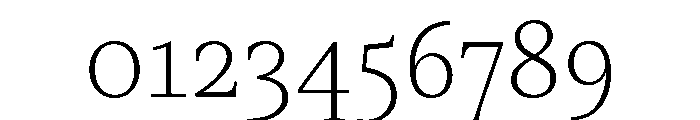 Mastro Text Extra Light Font OTHER CHARS