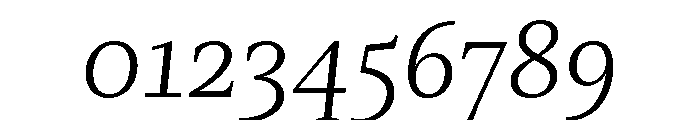 Mastro Text Light Italic Font OTHER CHARS