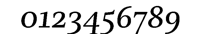 Mastro Text Medium Italic Font OTHER CHARS