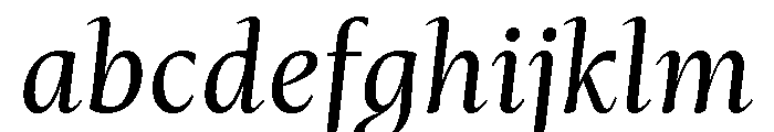 Mastro Text Regular Italic FONT