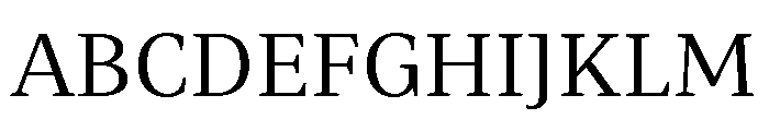 Mastro Text Regular Font UPPERCASE