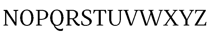 Mastro Text Regular Font UPPERCASE