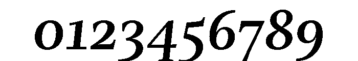 Mastro Text Semi Bold Italic Font OTHER CHARS