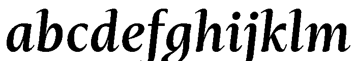 Mastro Text Semi Bold Italic FONT