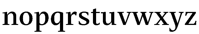 Mastro Text Semi Bold Font LOWERCASE