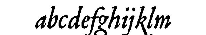 Mayflower Regular Italic FONT