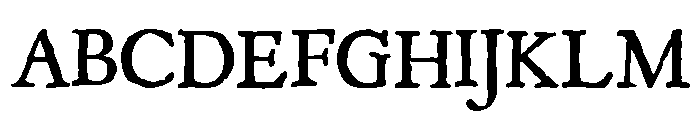 Mayflower Regular Font UPPERCASE