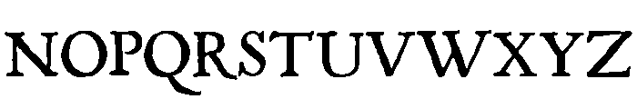 Mayflower Regular Font UPPERCASE