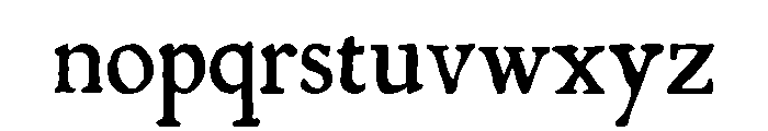 Mayflower Regular Font LOWERCASE