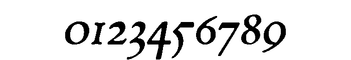 Mayflower Smooth Regular Italic Font OTHER CHARS