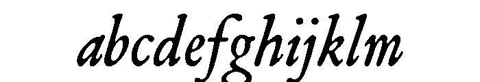 Mayflower Smooth Regular Italic FONT