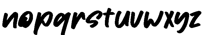 Mbahrun Font LOWERCASE