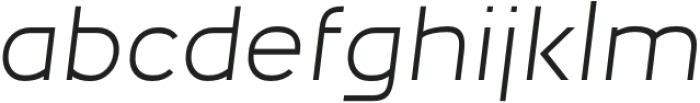 MBF Logonarium Thin Italic otf (100) Font LOWERCASE