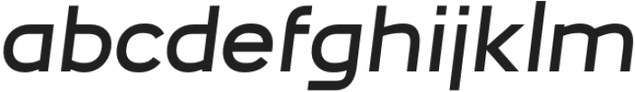 MBFLogonarium-Italic otf (400) Font LOWERCASE