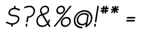 MB Noir Italic Font OTHER CHARS