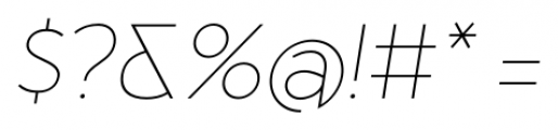 MB Vinatage Thin Italic Font OTHER CHARS