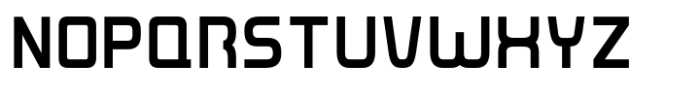 MBF Futurist Edge Regular Font LOWERCASE