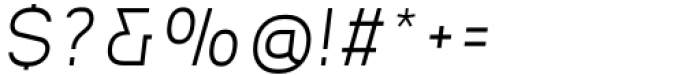 MBF Logonarium Thin Italic Font OTHER CHARS
