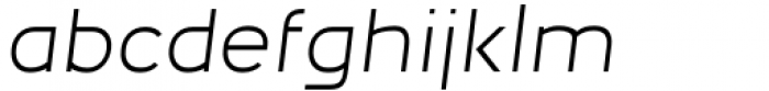 MBF Logonarium Thin Italic Font LOWERCASE