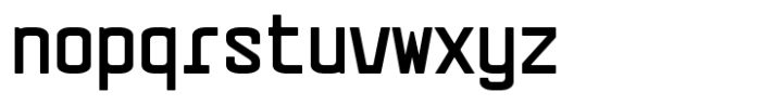 MBF World Mono Font LOWERCASE