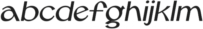 MC Bungalow Bold Italic otf (700) Font LOWERCASE