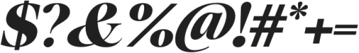 Mckins Extra Bold Italic otf (700) Font OTHER CHARS
