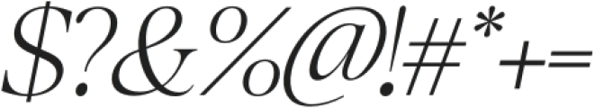 Mckins Extra Light Italic otf (200) Font OTHER CHARS