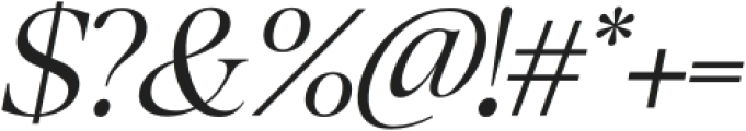 Mckins Light Italic otf (300) Font OTHER CHARS