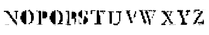 Mck Glitch Regular Font UPPERCASE