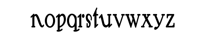 McGraw-CondensedRegular Font LOWERCASE