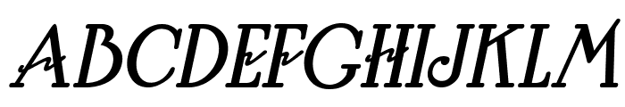 McGrawItalic Font UPPERCASE