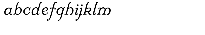 McKenna Handletter NF Italic Font LOWERCASE