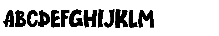MC Akimila Plawud Font UPPERCASE