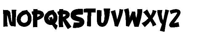MC Akimila Plawud Font LOWERCASE