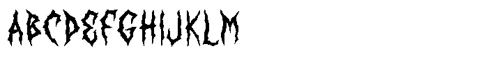 MC Anhork Font UPPERCASE