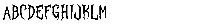 MC Auxzern Font UPPERCASE