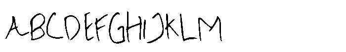 MC Awrost Font UPPERCASE
