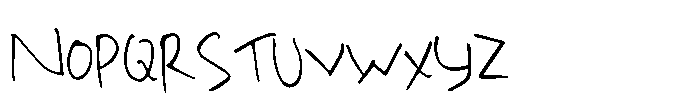 MC Awrost Font LOWERCASE