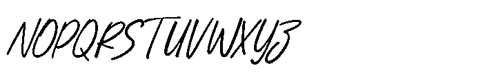 MC Bafferry Font UPPERCASE