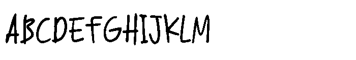 MC Barly Tengho Font UPPERCASE