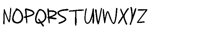 MC Barly Tengho Font UPPERCASE