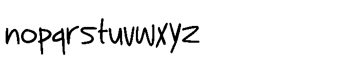 MC Barly Tengho Font LOWERCASE