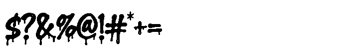 MC Berush Reflect Font OTHER CHARS