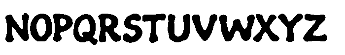 MC Biswom Font LOWERCASE