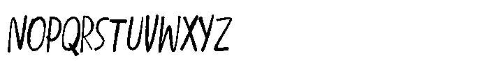 MC Blabow Nompe Font UPPERCASE